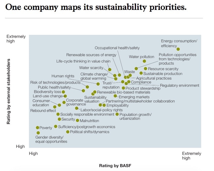 One Company, BASF Maps it's Sustainability Priorities