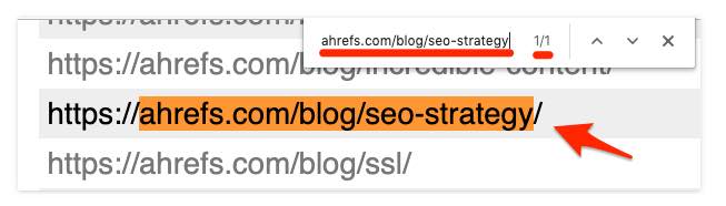 Google Head to your sitemap URL usually, yourdomain.com:sitemap.xml and search for the page